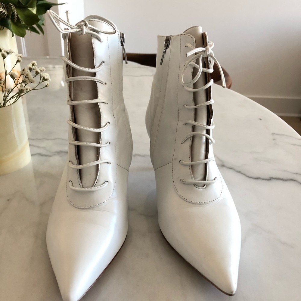 Giovanni Rossi Leather Kitten Booties